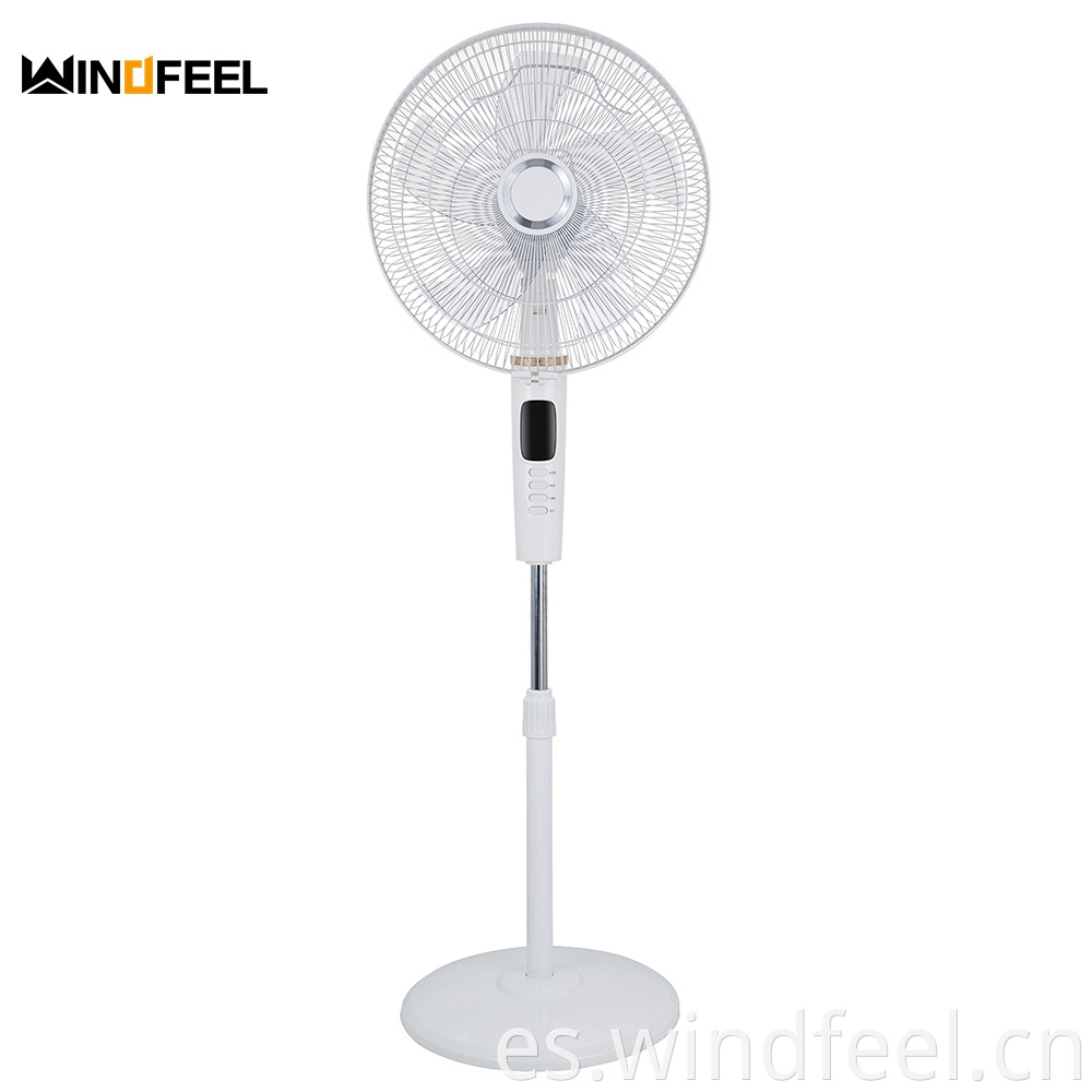 Ventilador caliente del soporte de la refrigeración por aire del ventilador del pedestal de la venta de 16 pulgadas con teledirigido
